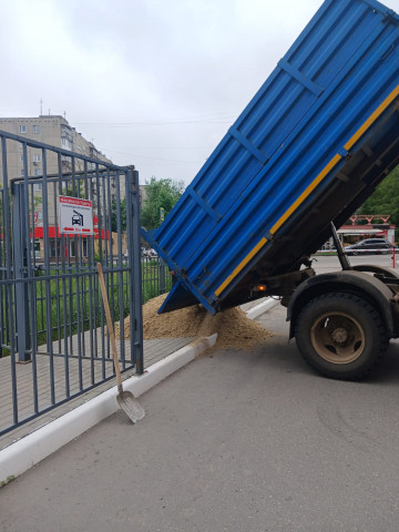 Песок на детские площадки