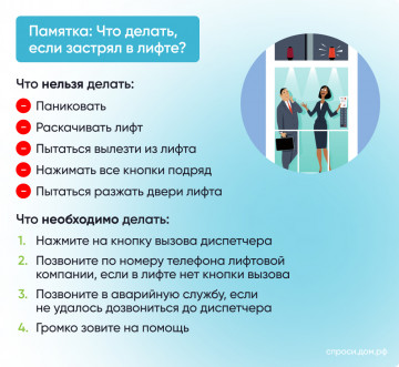 Что делать, если застрял в лифте?